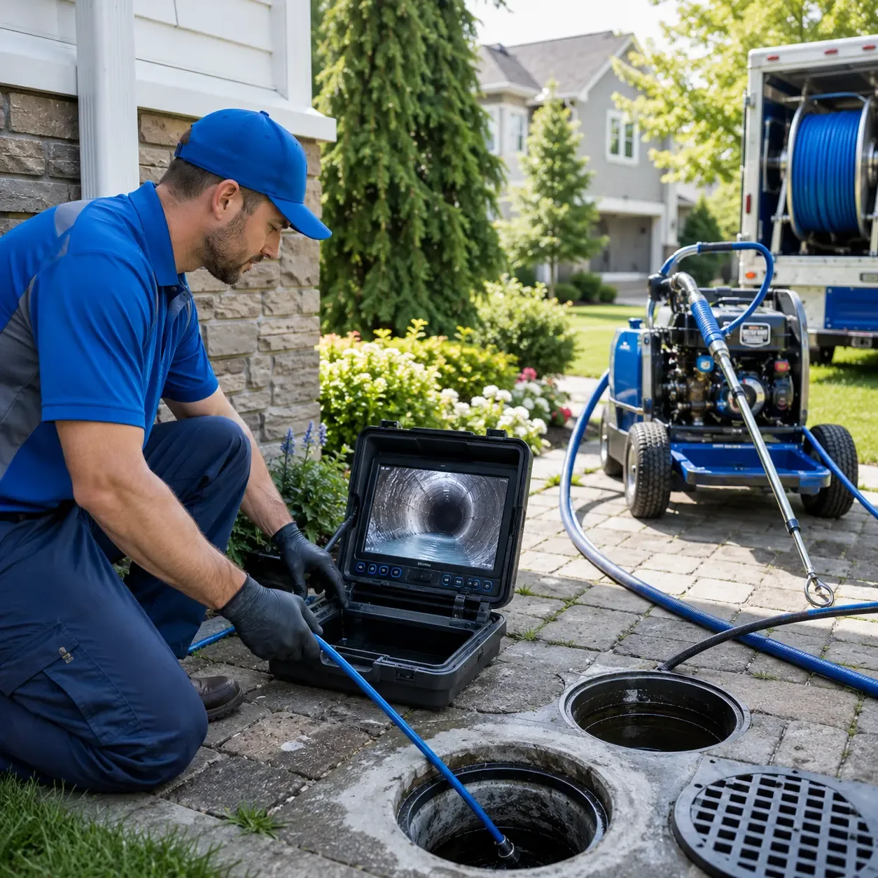 Outdoor drain cleaning professionals serving Latham, KS