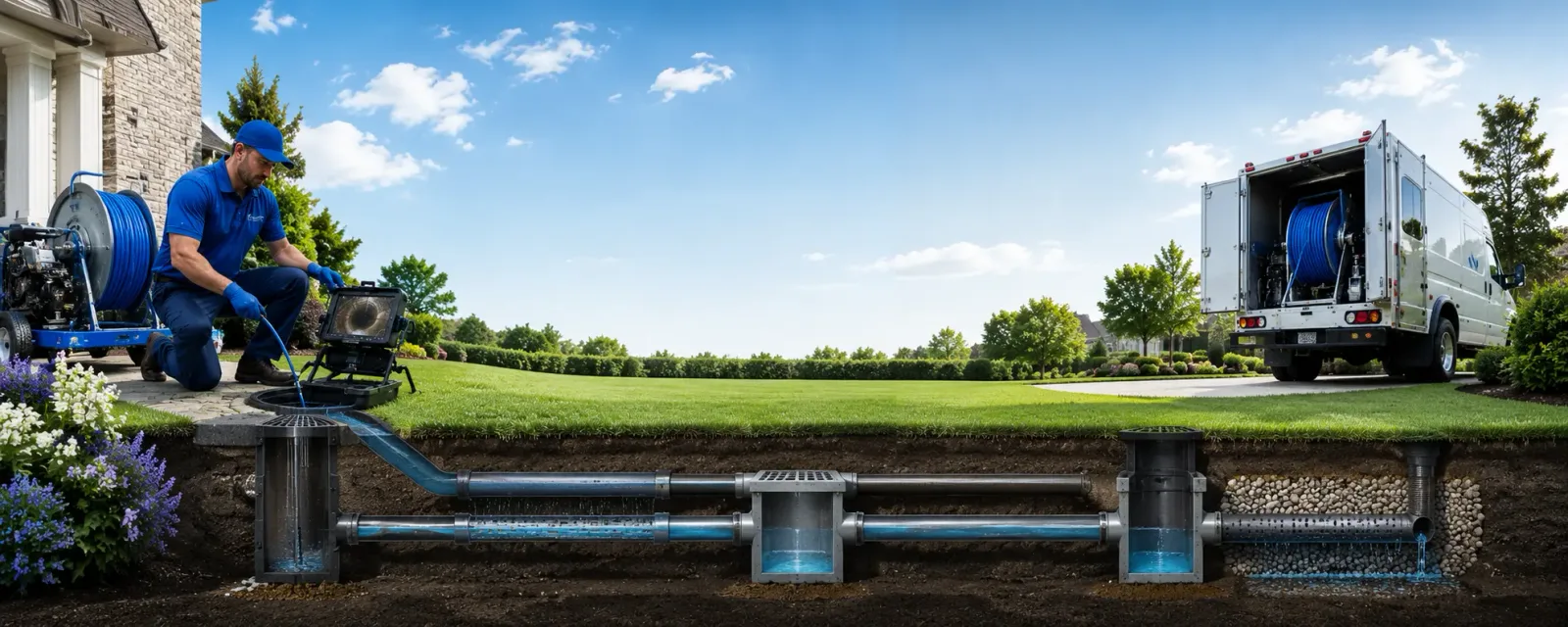 Outdoor drain cleaning information for Latham, KS